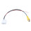 Reverse Camera Connector Cable for Hyundai and Kia RCA to 3