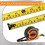 Tape Measure Inch Metric High Precision Thumb Lock 4
