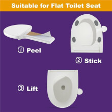 10 Stück Toilettensitz-Hebegriffe, Toilettendeckelheber, Vermeiden Sie das Berühren Des Toilettendeckels, für Zuhause, Büro und Toilettentraining