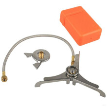 Outdoor Camp Stove Connectors, Stainless Steel Gas Tanks Adapter, Camp Stove Burners Converter for Campfires Cooking