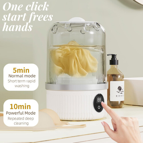 Portable Mini Washing Machine for Underwear Socks Baby 2