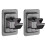 360 Adjustable Shower  Holder,Universal Handheld Shower  Holder - No Drill Wall Mount, Strong Viscosity 2 Pcs 1
