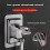 360 Adjustable Shower  Holder,Universal Handheld Shower  Holder - No Drill Wall Mount, Strong Viscosity 2 Pcs 2