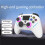 Per Controller di Gioco Wireless  per PS4 per P4/Steam/PC con Pulsanti In Cristallo RGB e Sensore Hall Joystick A 3