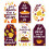 Thanksgiving Paper Tags Fall Pumpkin Maple Leaf Thankful 60 2