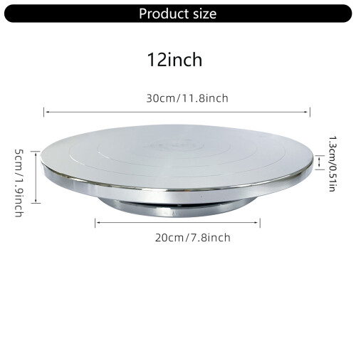 Pottery Wheel Turntable Double-Sided 6 8 10 12 Inch 1