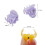Mini Hair Claw Clips Bangs Grip 70 PCS Multicolor 2
