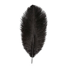 Black Ostrich Feathers Home Wedding Decoration 1 Pc