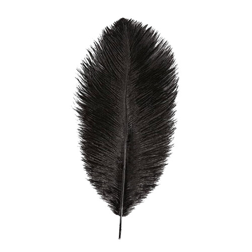 Black Ostrich Feathers Home Wedding Decoration 1 Pc