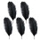 Black Ostrich Feathers Home Wedding Decoration 1 Pc 5