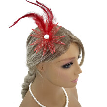 Feathered Flower Headpiece Lightweight for Women and Infants