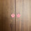 Pink Zinc Alloy Flower Pull Handle for Cabinet Drawer 5