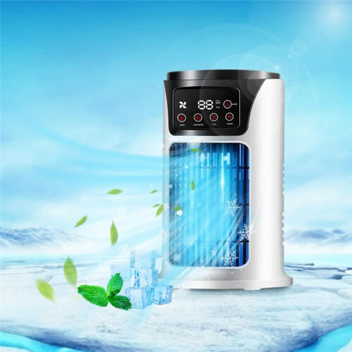 Multifunctional Desktop Fan  Evaporative Cooler Portable Adjustable Fan Cool Mist Humidifier 2