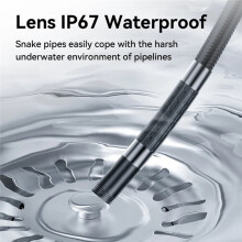 Two-Way 360 Rotating Borescope, 1080P Camera, Endoscope with Light, 8mm Waterproof Probe, Endoscope with Phone