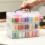 Diamond-Painting Storage Container, 3-Tier Stackable Bead Organizer with Carrying Handle,  Storage Box 5