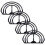 Brim Benders Plastic Rectangular Hat Shaping Tool 4 Pcs 1