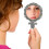 Pink Handheld Makeup Mirror Vintage Style 14.5 x 7.6 cm 6