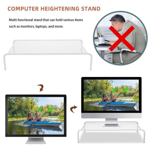 Monitor Riser with Storage for Desk Laptop Stand 2