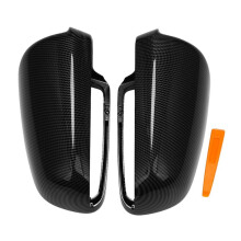 Bakbacksspegelkåpa för A4 B6 B7 A6 C6 2003-2007 S4 Backspegelfodral för Bilar i Kolfiberstil