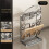 No Drilling Kitchen Rack - Wall/Countertop 2-in-1, Holds Lids/Boards/Utensils,  Waterproof, Adjustable Height 3