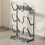 No Drilling Kitchen Rack - Wall/Countertop 2-in-1, Holds Lids/Boards/Utensils,  Waterproof, Adjustable Height 6
