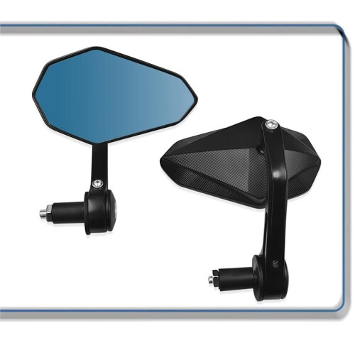 Motorcycle Handlebar End Rearview Mirror Side Mirror 360 Adjustable for  MT-07 MT-09   CB650R 2