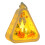 Christmas Triangle Lantern with LED Lights White Elk 1