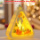 Christmas Triangle Lantern with LED Lights White Elk 6