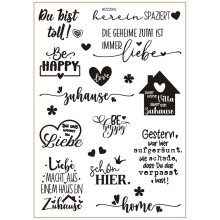 German Rub-On Water Transfer Sticker for Ceramic Mug
