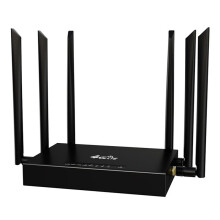 Router WiFi Router 4G LTE 300Mbps Hotspot Domestico Router CPE Wireless 4G RJ45 WAN LAN Modem WiFi con Slot per Scheda SIM Spina UE