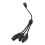 SAE Y Splitter Adapter Cable 18AWG 1-to-2/3/4 6