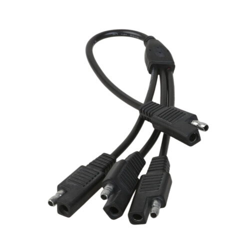 SAE Y Splitter Adapter Cable 18AWG 1-to-2/3/4 2