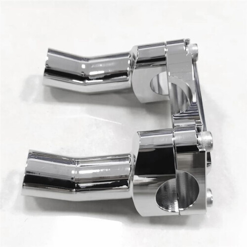 3-1/2 Inch Pullback Handlebar Risers & Top Clamp Kit for  Dyna Softail Fat Boy 1