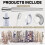 5pack Ring Sizer Measuring Tool Kit, US Ring Size 0-13, Adjustable Bracelet Mandrel 5-9" Wrist Sizer for Jewelry Making 3