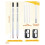 9 Pcs Underglaze Pencil Kits 2 Pcs Black Underglaze Pottery Pen for Decorating Under Ceramic Pottery Bisque Ware 6