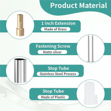 96945 Shower Extension Kit for Moen Posi-Temp Valve Shower Valve Extension Kit for Single Handle Tub Shower Faucets