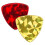 Guitar Thumb Picks Assorted Colors 2 pcs 1.26 x 1.26 x 0.08 5