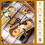 Mini Cake Pans with Lids and Spoons Gold Rectangular 4