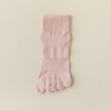 Women's Mesh Toe Socks Breathable Mid-Calf 7 Pairs