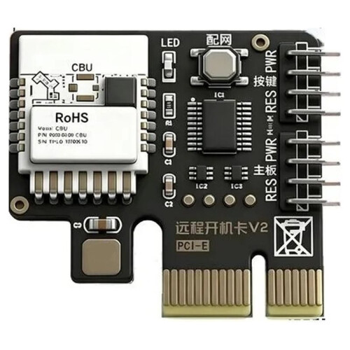 1Pc A3 Wifi PC Power  Desktop Computer Remote Boot Startup Card Telecommuting PICE  Card