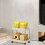 2-Tier Slim Rolling Cart for Kitchen Bathroom Laundry 4
