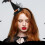 Halloween Witch Headband with Skull and Veil 6