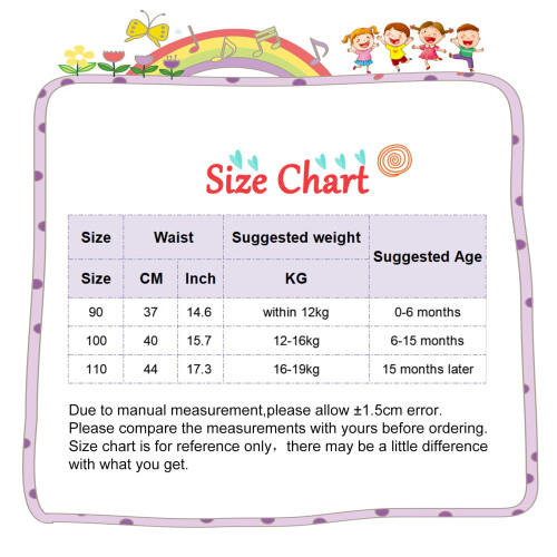 Baby Cloth Diapers Adjustable One-Size Washable Reusable 2