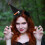 Halloween Witch Headband with Skull and Veil 2