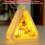 Christmas Triangle Lantern with LED Lights White Snowman 5