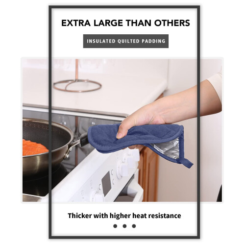 Cotton Kitchen Pot Holders Heat-Resistant 1 Piece 7-inch 1
