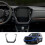 Car Navigation Screen Trim Frame Dashboard Strips for  Forester 2025 LHD Interior Accessories Carbon Fiber Pattern 5