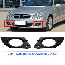 Car Front Bumper Fog Light Bezel Trim Frame for - CLK-Class W209 2005-2009 Fog Lamp Cover A2098850323 L