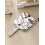 Handheld Mirror Silver Square 4 x 7 inches 6