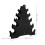 Black Dumbbell Holder PP Material Rounded Edges 2